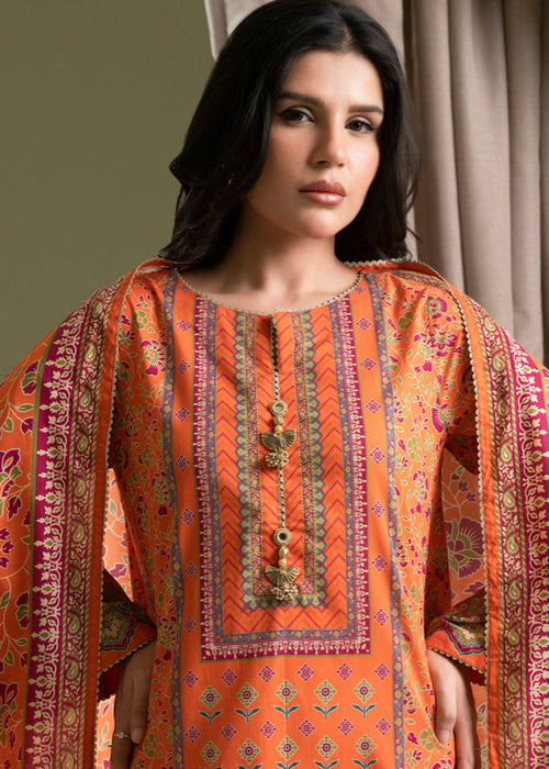Zellbury Summer Printed Lawn Unstitched 3Pc Suit WUS25X30445