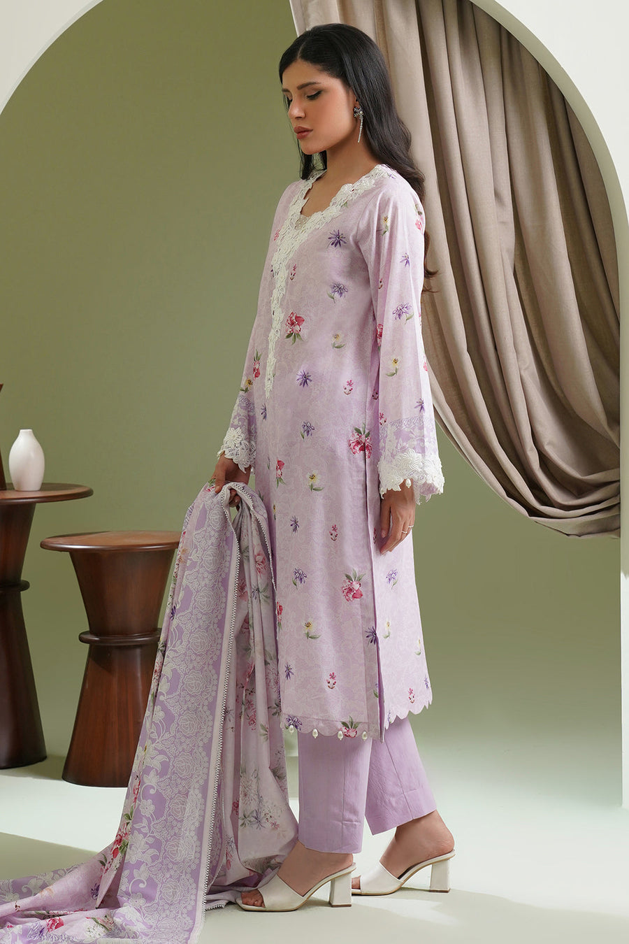 Zellbury Summer Printed Lawn Unstitched 3Pc Suit WUS25X30453