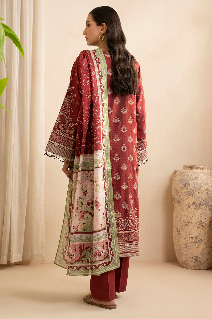 Zellbury Summer Printed Lawn Unstitched 3Pc Suit WUS25X30455