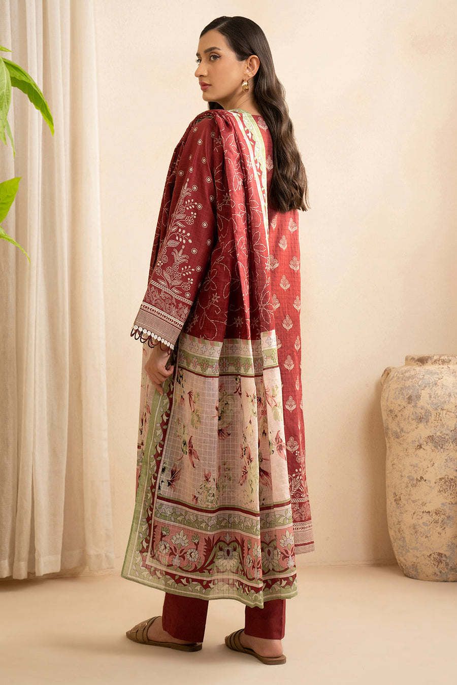Zellbury Summer Printed Lawn Unstitched 3Pc Suit WUS25X30455