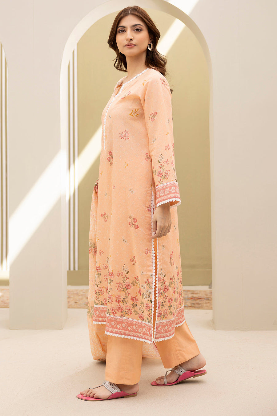 Zellbury Summer Printed Lawn Unstitched 3Pc Suit WUS25X30498