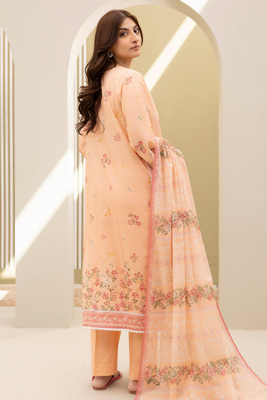 Zellbury Summer Printed Lawn Unstitched 3Pc Suit WUS25X30498