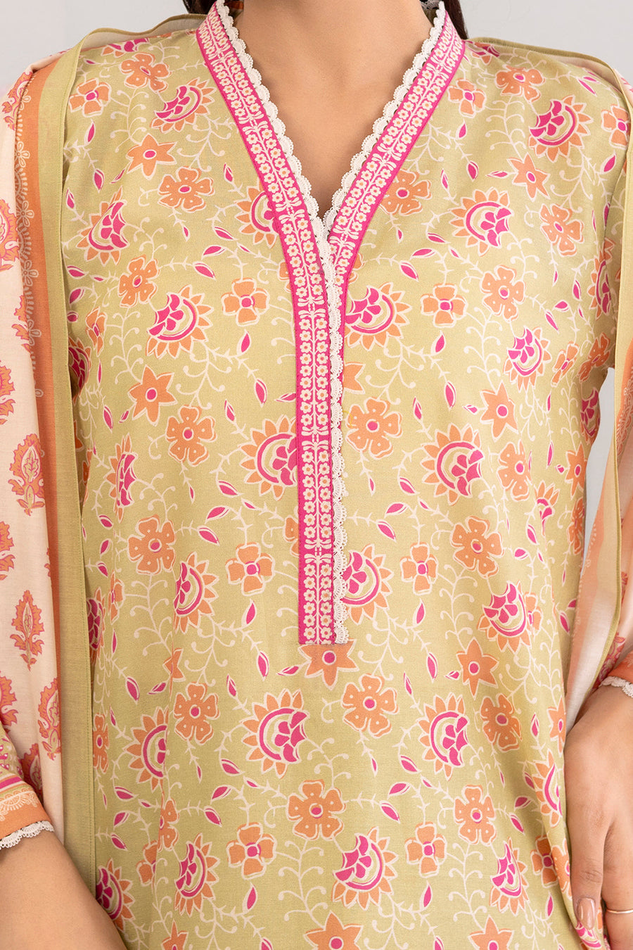 Zellbury Summer Printed Lawn Unstitched 3Pc Suit WUS25X30499