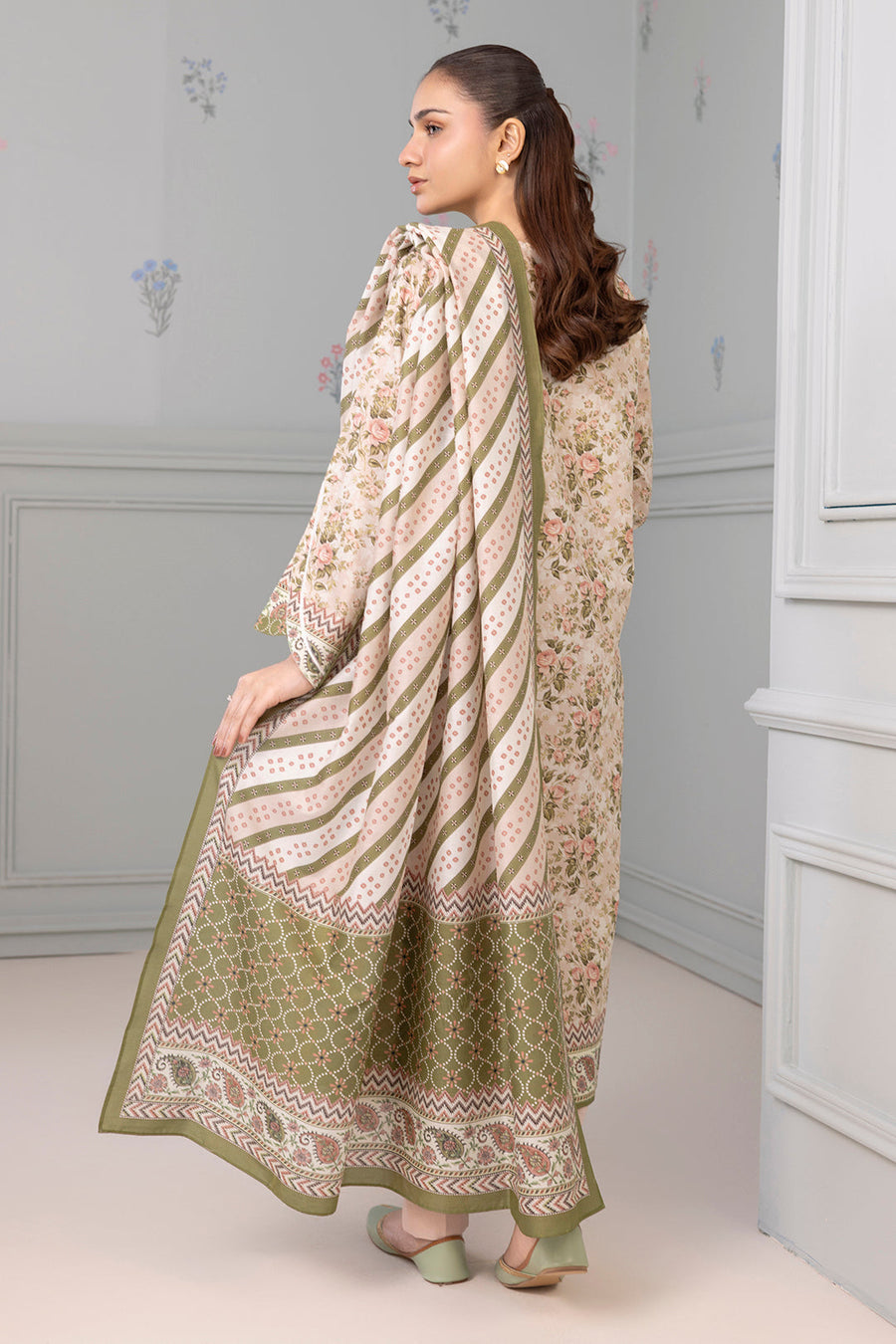 Zellbury Summer Printed Lawn Unstitched 3Pc Suit WUS25X30501