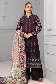Zellbury Summer Printed Lawn Unstitched 3Pc Suit WUS25X30503