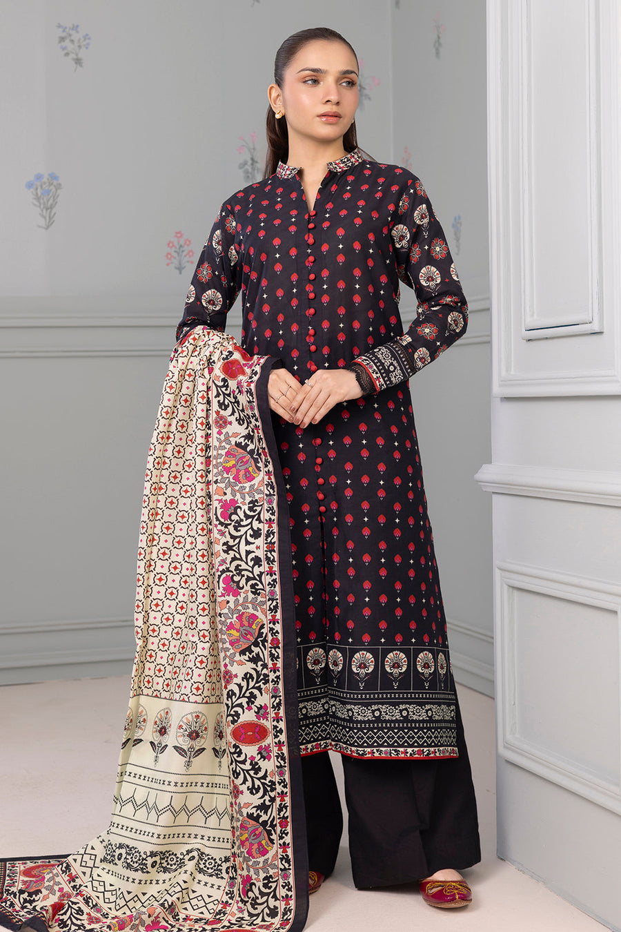Zellbury Summer Printed Lawn Unstitched 3Pc Suit WUS25X30503