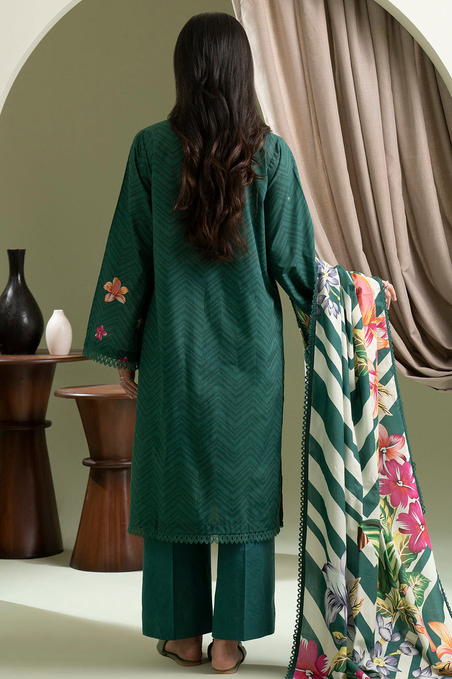 Zellbury Summer Printed Lawn Unstitched 3Pc Suit WUS25X30508
