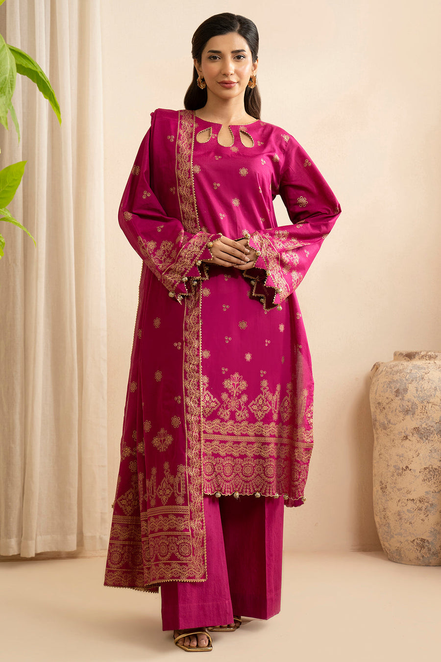 Zellbury Summer Printed Lawn Unstitched 3Pc Suit WUS25X30514