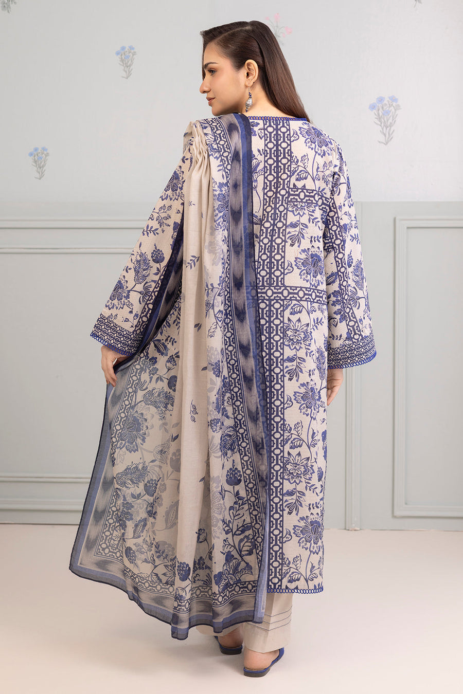Zellbury Summer Printed Lawn Unstitched 3Pc Suit WUS25X30516