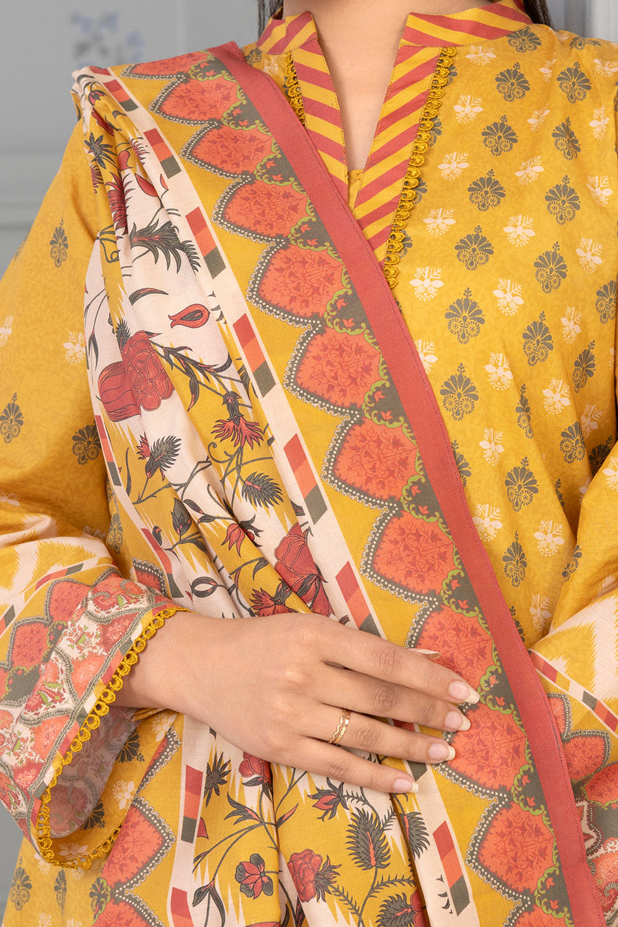 Zellbury Summer Printed Lawn Unstitched 3Pc Suit WUS25X30521
