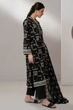 Zellbury Monochrome Printed Lawn Unstitched 3Pc Suit WUS25X30570