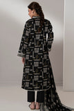 Zellbury Monochrome Printed Lawn Unstitched 3Pc Suit WUS25X30570