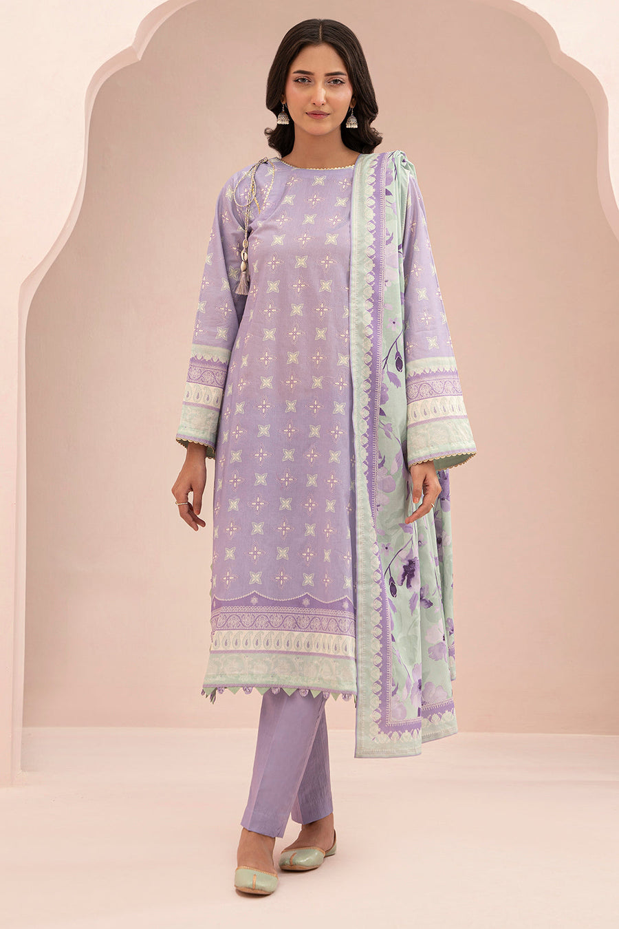 Zellbury Summer Printed Lawn Unstitched 3Pc Suit WUS25X30579