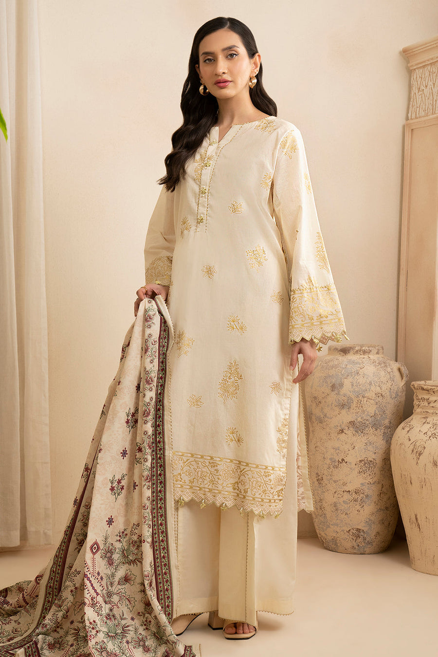 Zellbury Summer Printed Lawn Unstitched 3Pc Suit WUS25X30585