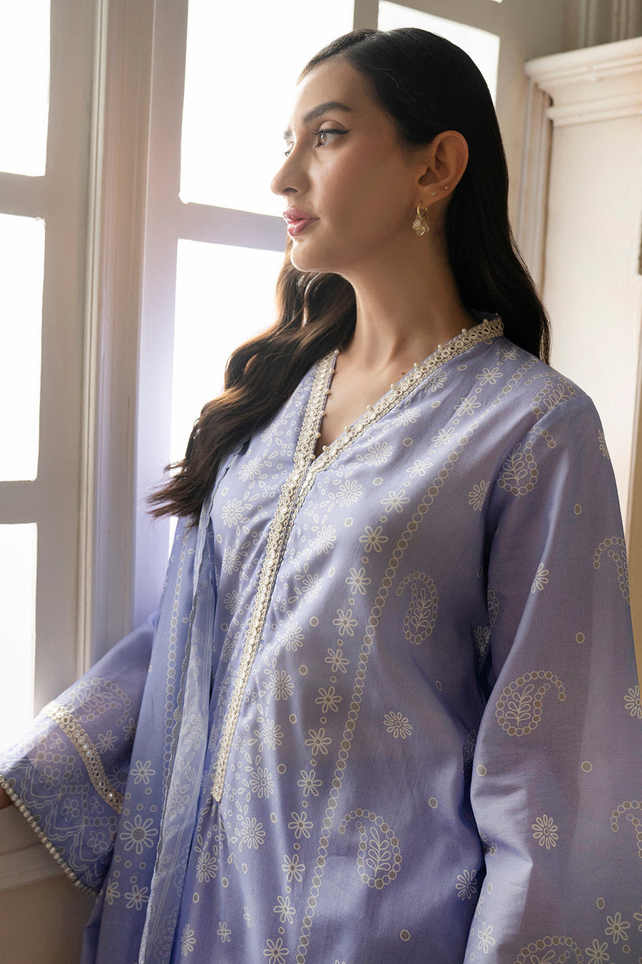 Zellbury Summer Printed Lawn Unstitched 3Pc Suit WUS25X30586