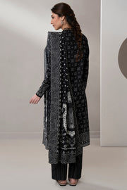 Zellbury Monochrome Printed Lawn Unstitched 3Pc Suit WUS25X30591