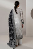 Zellbury Monochrome Printed Lawn Unstitched 3Pc Suit WUS25X30646
