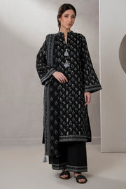 Zellbury Monochrome Printed Lawn Unstitched 3Pc Suit WUS25X30648