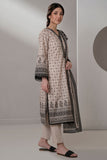 Zellbury Monochrome Printed Lawn Unstitched 3Pc Suit WUS25X30649