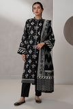 Zellbury Monochrome Printed Lawn Unstitched 3Pc Suit WUS25X30657