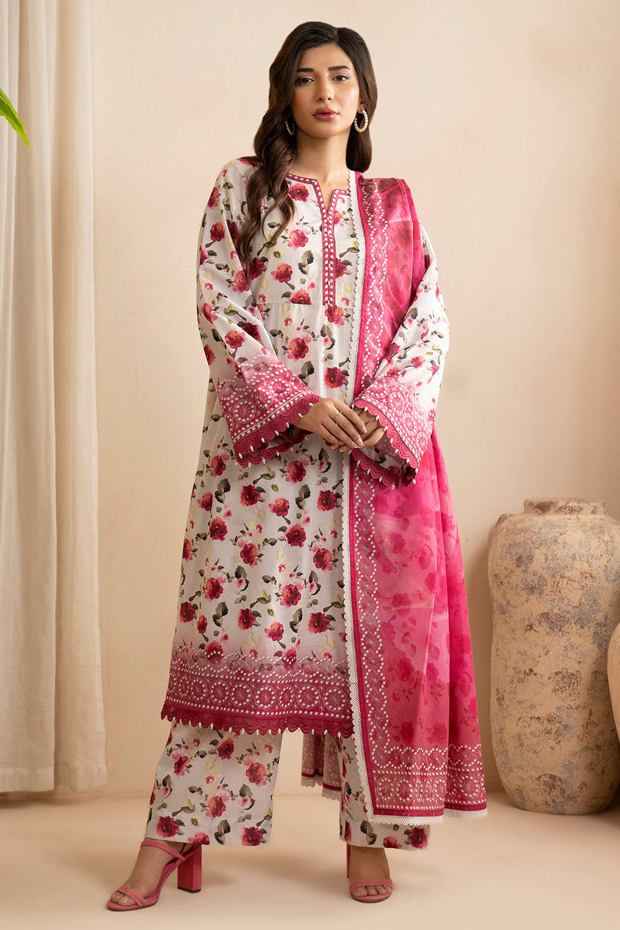Zellbury Summer Printed Lawn Unstitched 3Pc Suit WUS25X30668