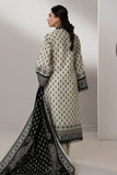 Zellbury Monochrome Printed Lawn Unstitched 3Pc Suit WUS25X30669