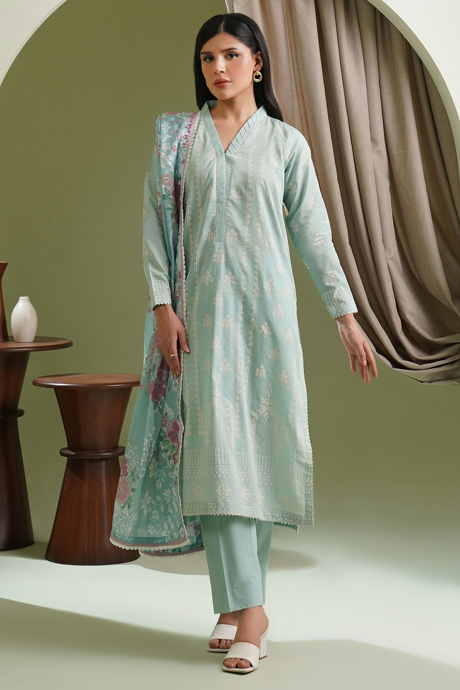 Zellbury Summer Printed Lawn Unstitched 3Pc Suit WUS25X30673