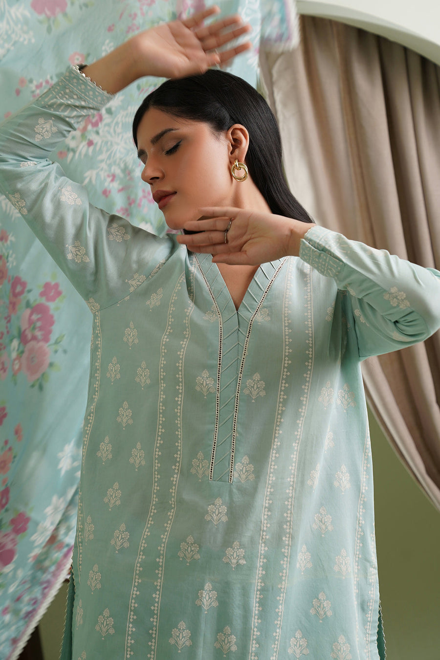 Zellbury Summer Printed Lawn Unstitched 3Pc Suit WUS25X30673