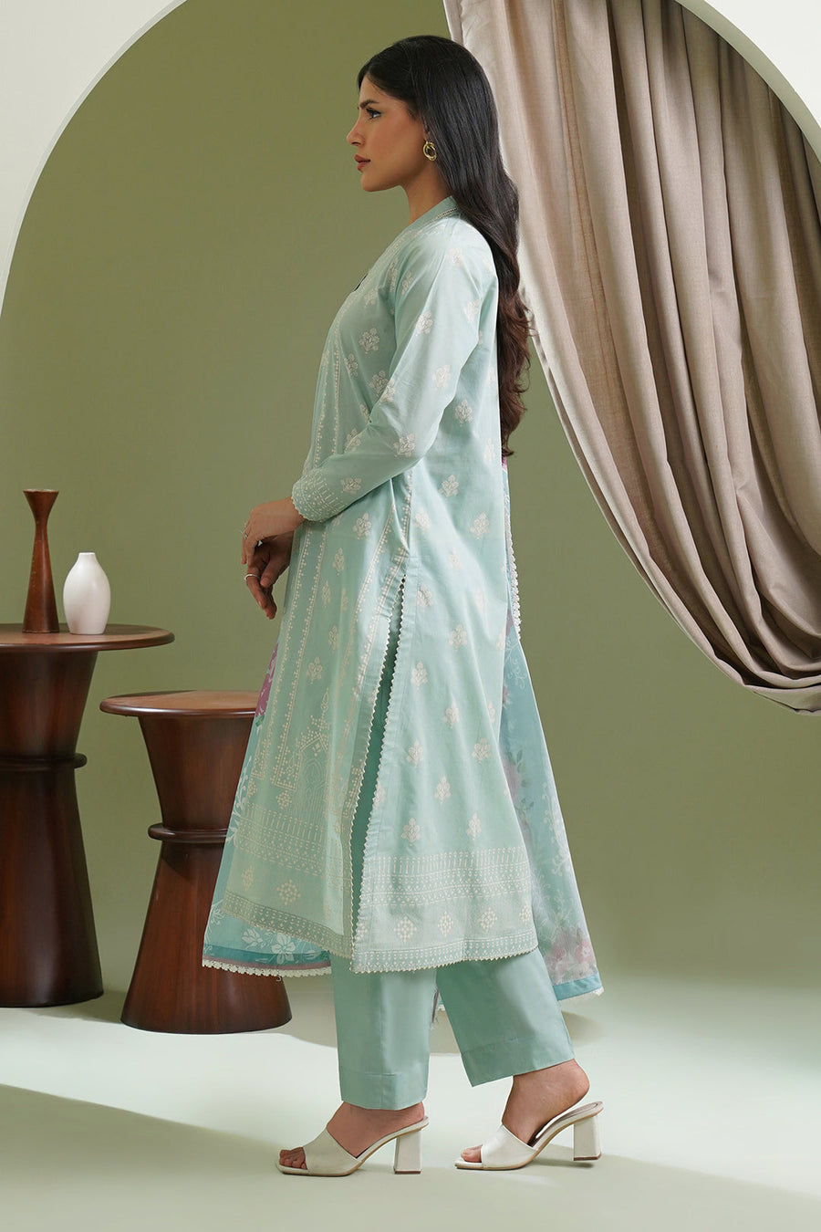Zellbury Summer Printed Lawn Unstitched 3Pc Suit WUS25X30673