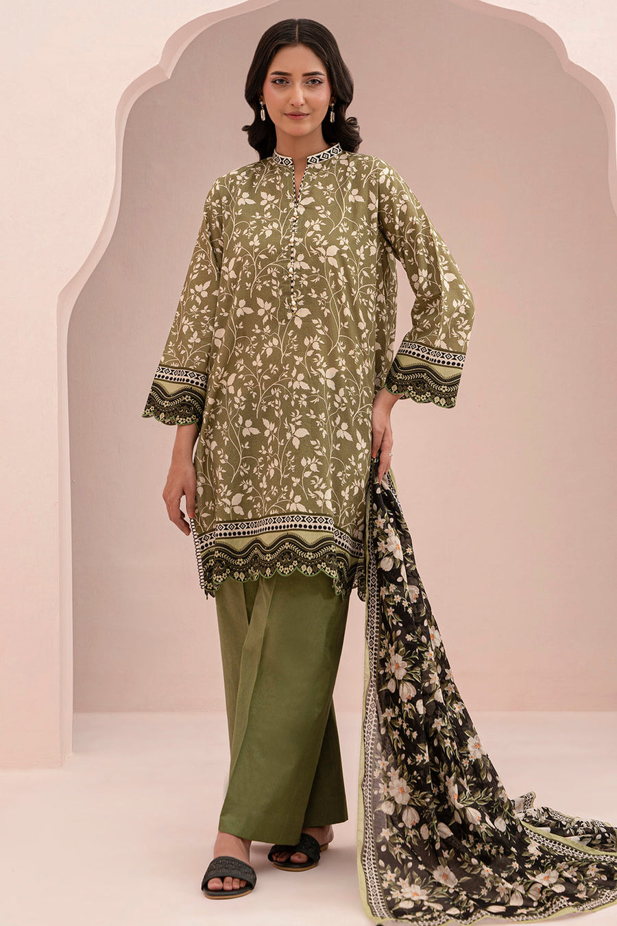 Zellbury Summer Printed Lawn Unstitched 3Pc Suit WUS25X30718