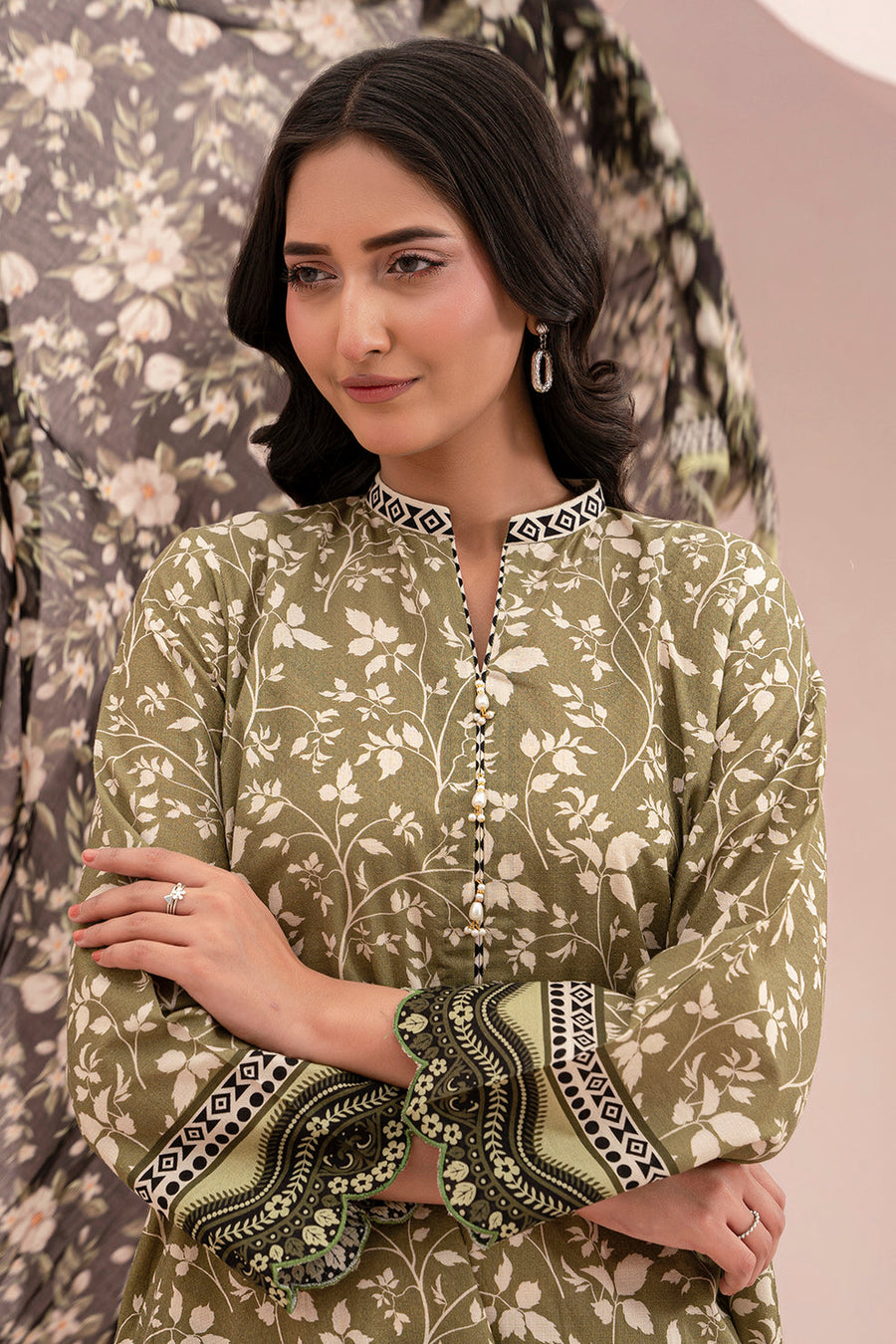 Zellbury Summer Printed Lawn Unstitched 3Pc Suit WUS25X30718