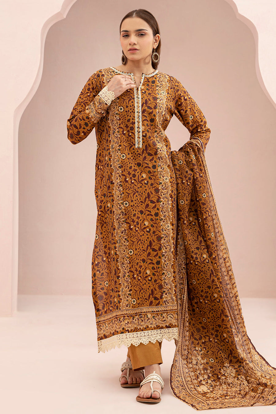 Zellbury Summer Printed Lawn Unstitched 3Pc Suit WUS25X30720