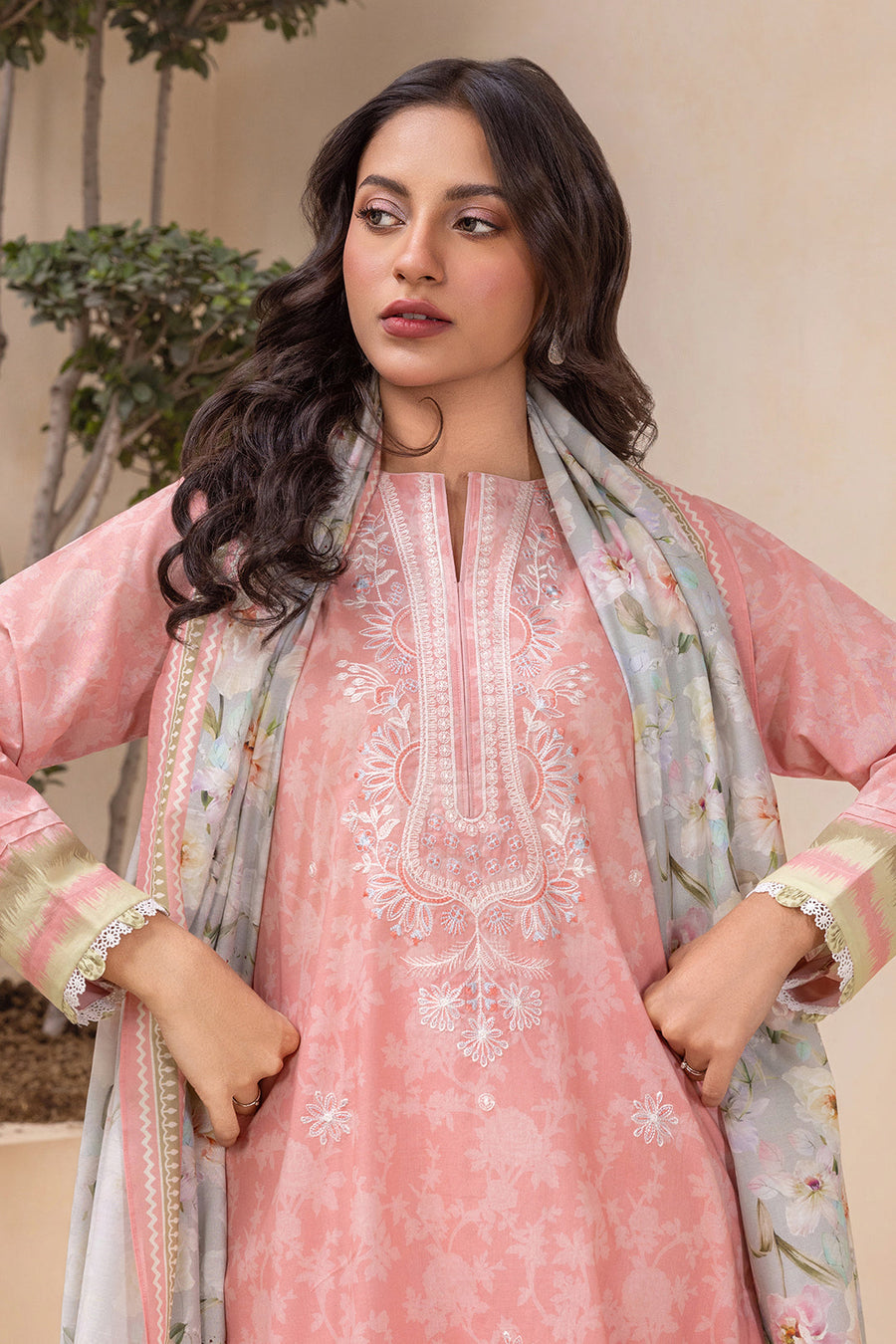 Zellbury Summer Embroidered Lawn Unstitched 2Pc Suit WUS26E20411