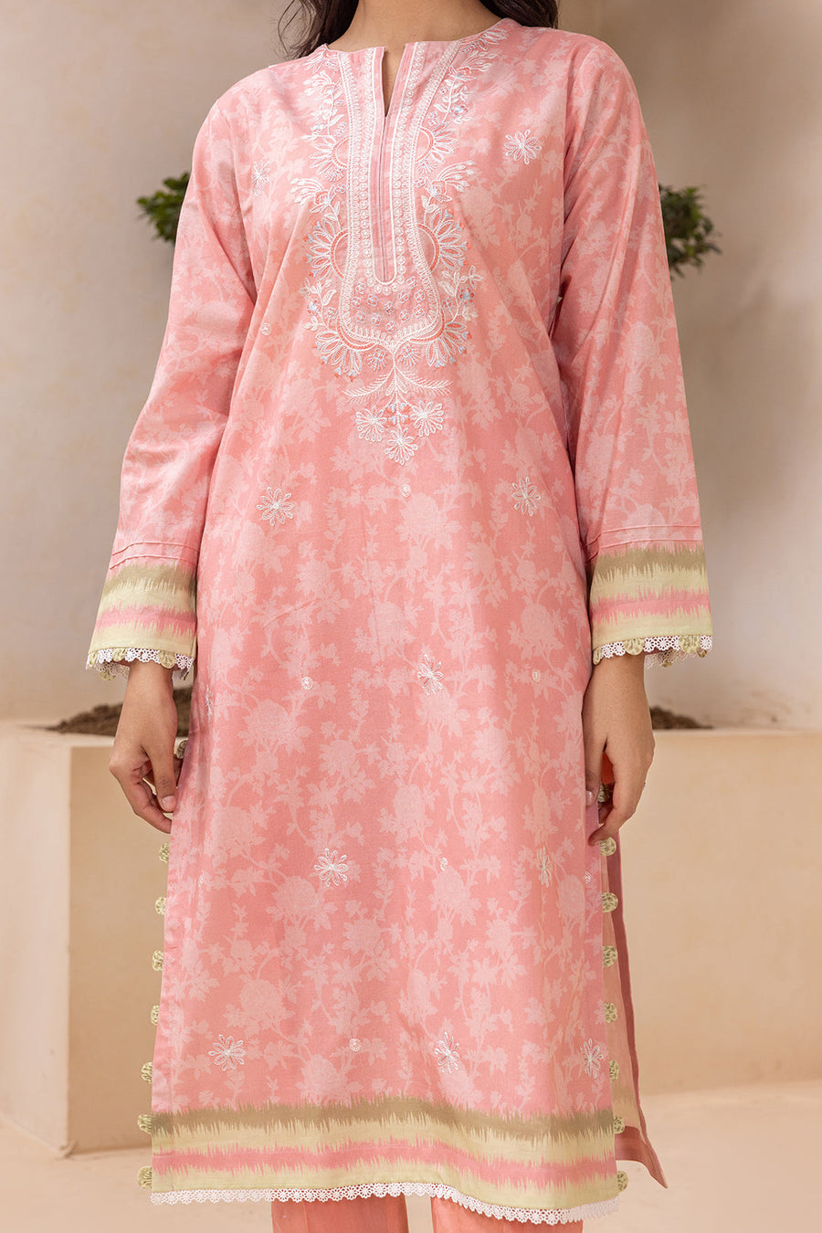 Zellbury Summer Embroidered Lawn Unstitched 2Pc Suit WUS26E20411