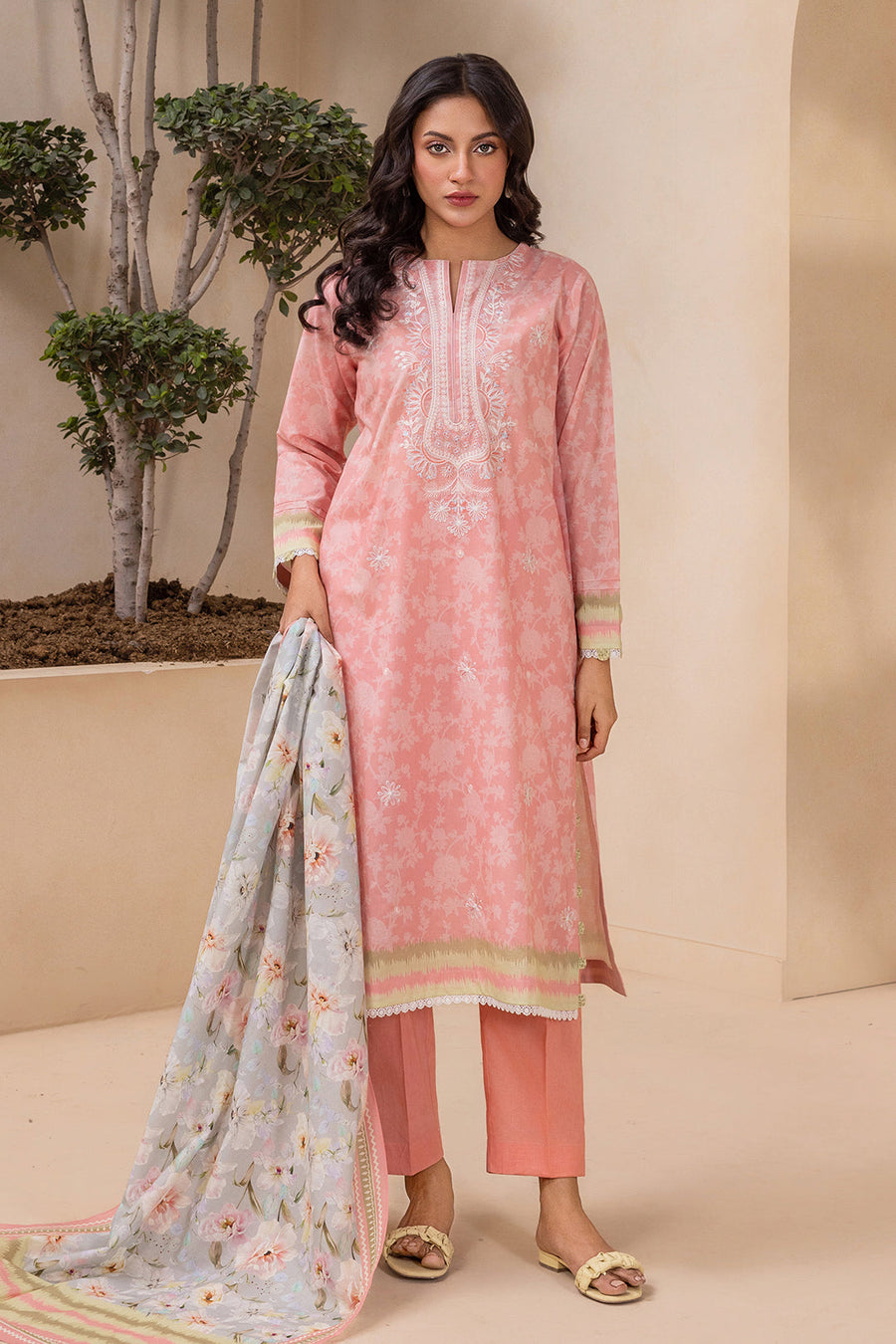Zellbury Summer Embroidered Lawn Unstitched 2Pc Suit WUS26E20411