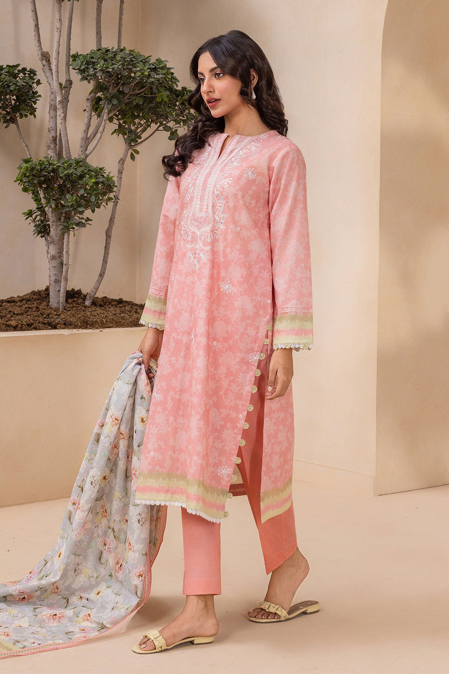 Zellbury Summer Embroidered Lawn Unstitched 2Pc Suit WUS26E20411