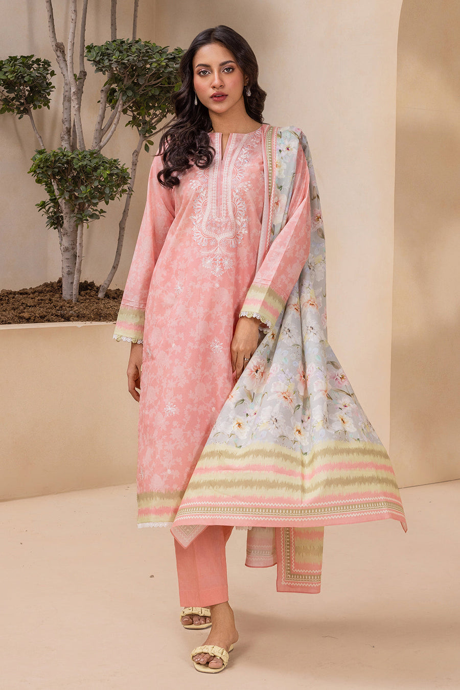 Zellbury Summer Embroidered Lawn Unstitched 2Pc Suit WUS26E20411