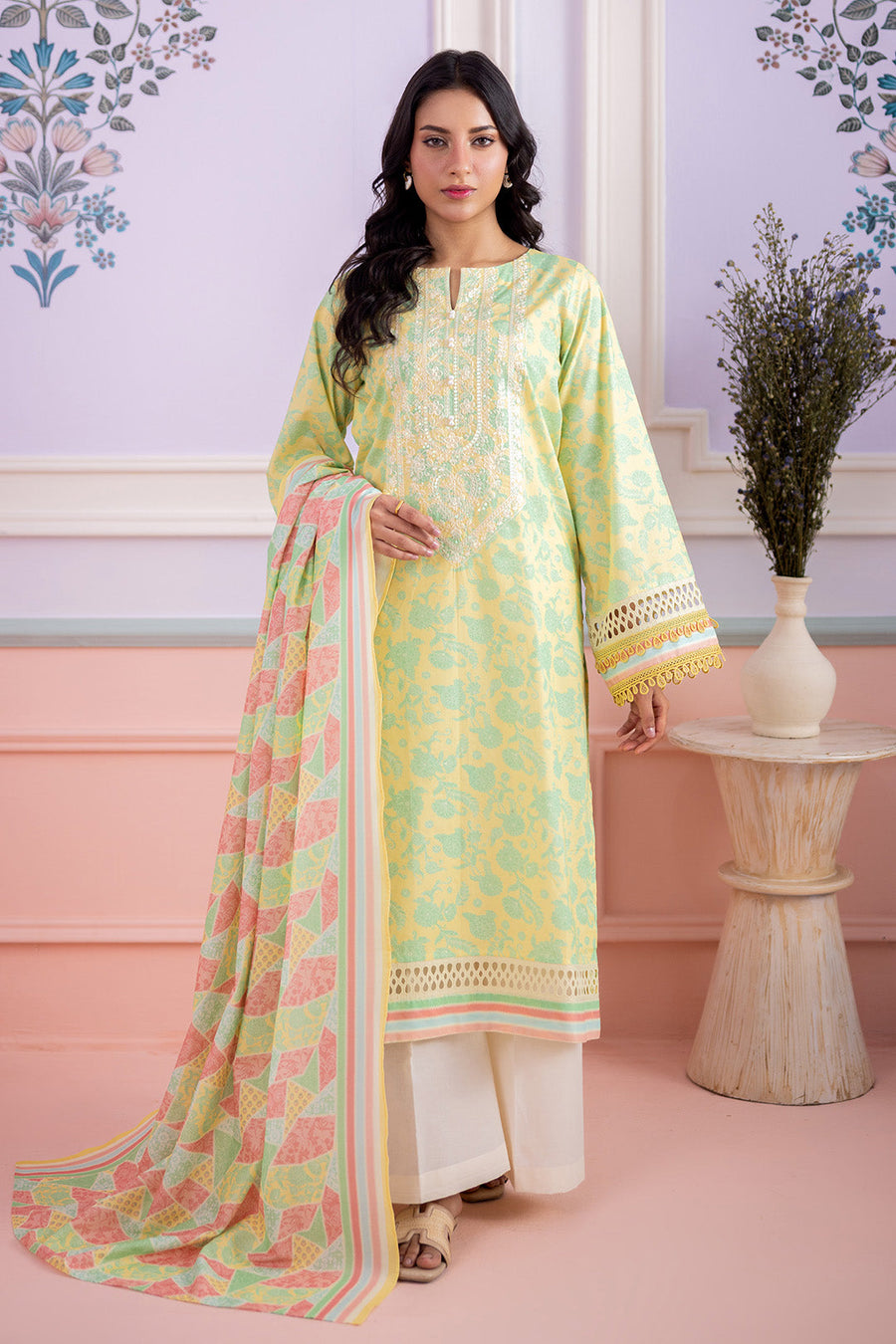 Zellbury Summer Embroidered Lawn Unstitched 2Pc Suit WUS26E20468