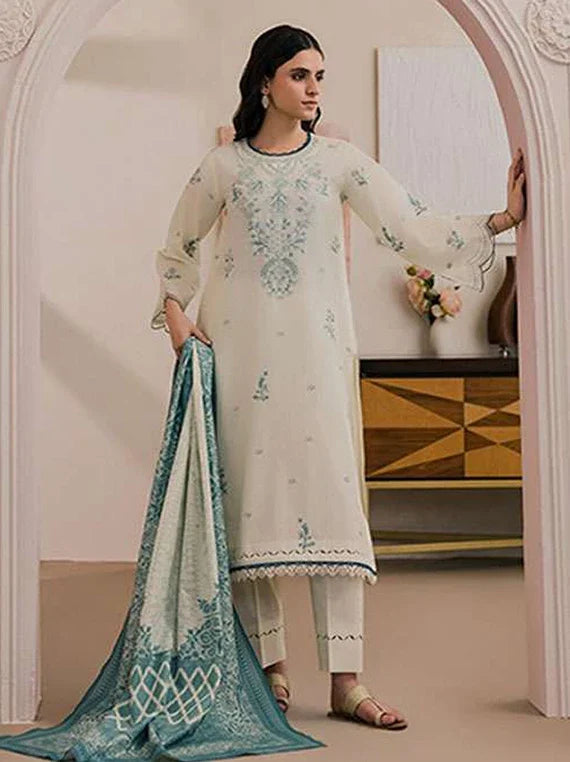 Zellbury Summer Embroidered Lawn Unstitched 2Pc Suit WUS26E20534