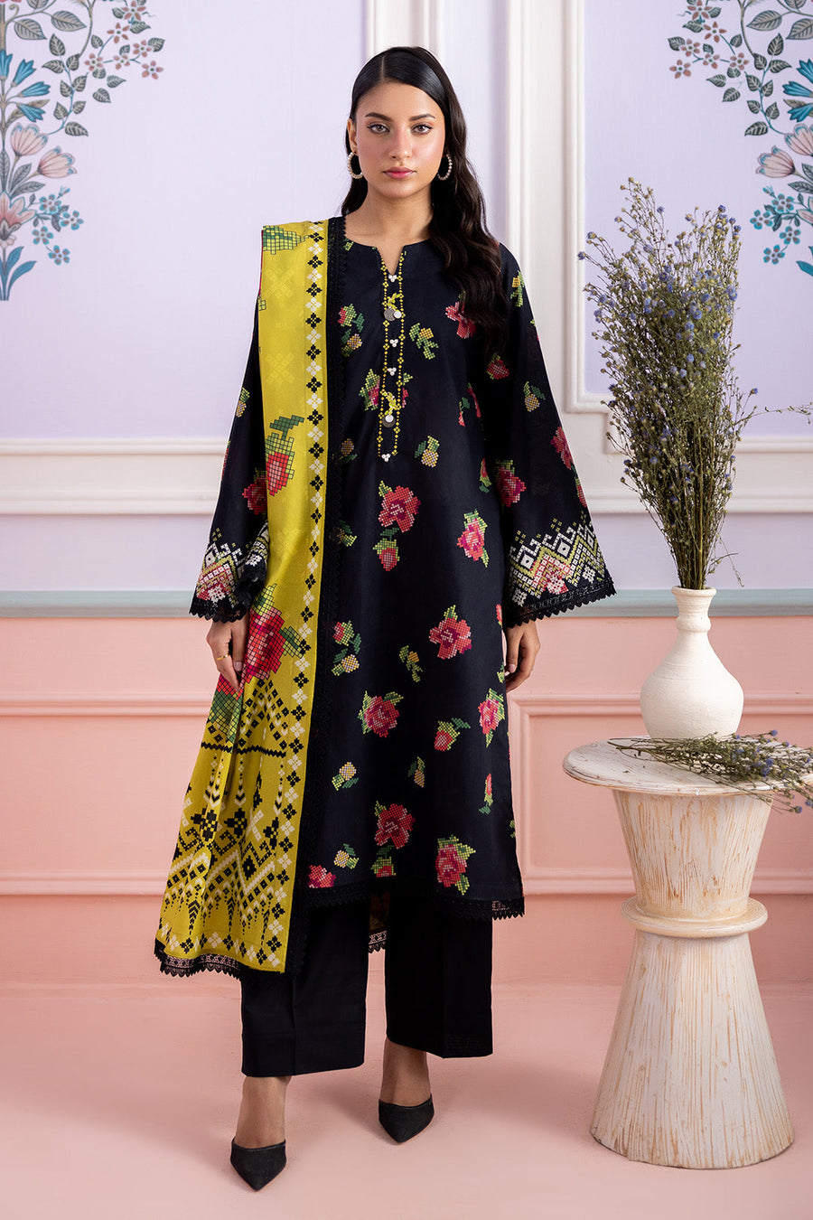 Zellbury Summer Embroidered Lawn Unstitched 2Pc Suit WUS26E20599