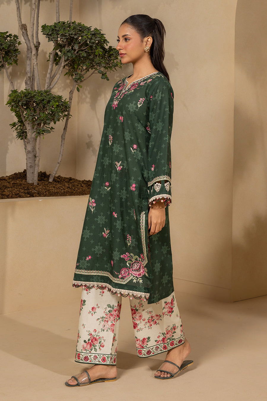 Zellbury Summer Embroidered Lawn Unstitched 2Pc Suit WUS26E20604