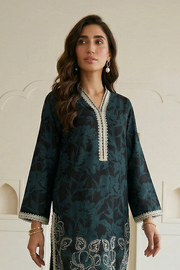 Zellbury Summer Embroidered Lawn Unstitched 2Pc Suit WUS26E20671