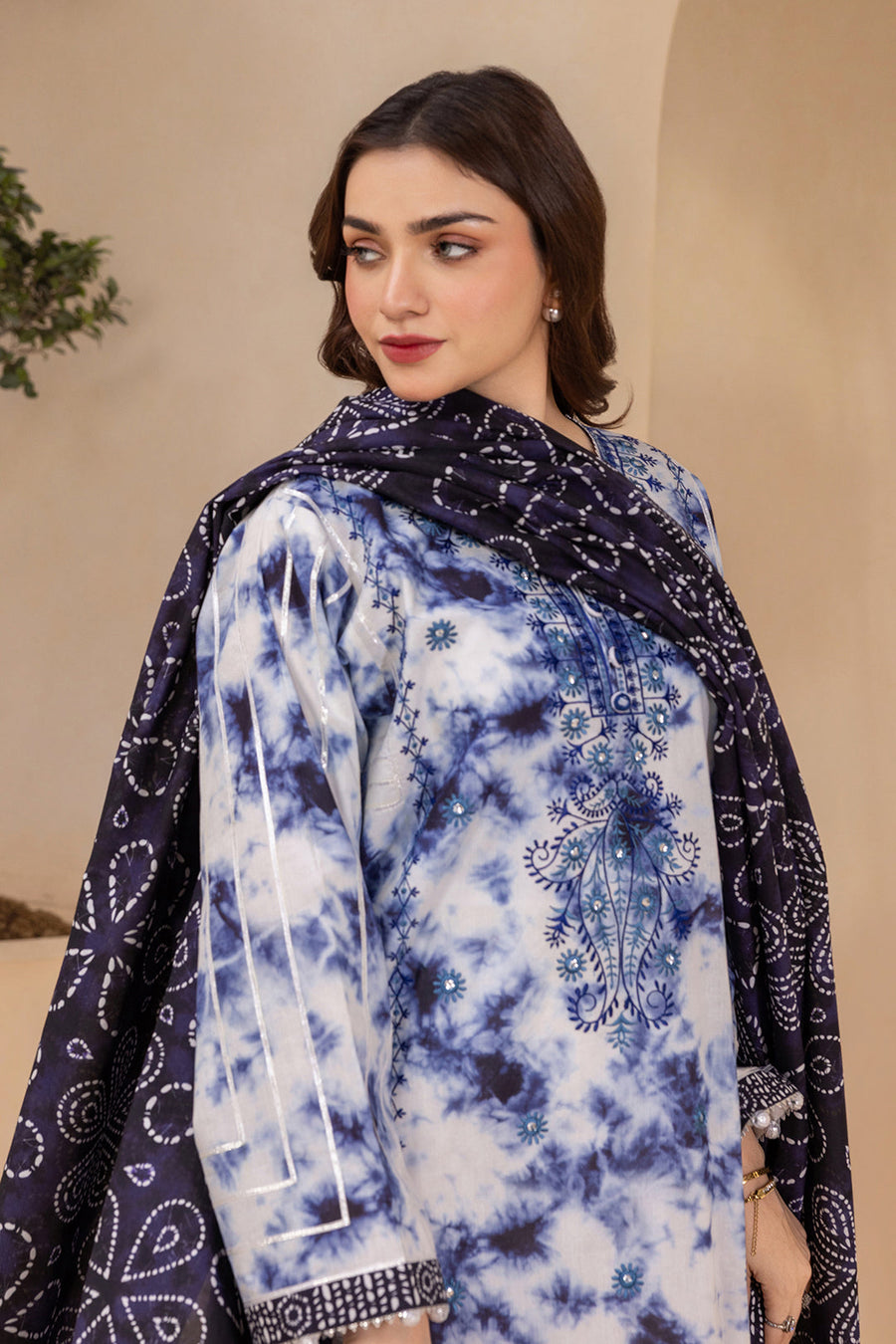 Zellbury Summer Embroidered Lawn Unstitched 2Pc Suit WUS26E20740