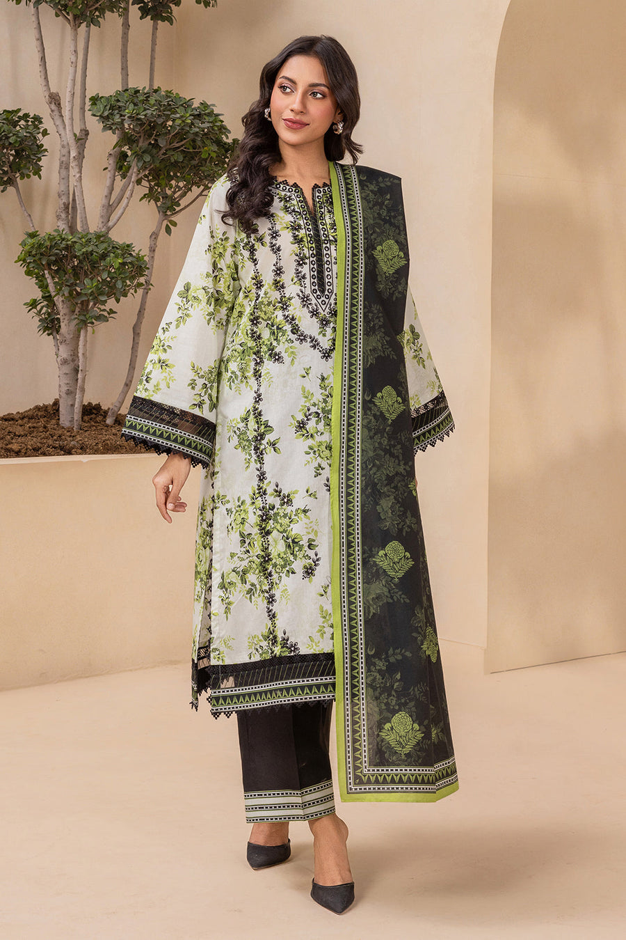 Zellbury Summer Embroidered Lawn Unstitched 2Pc Suit WUS26E20868