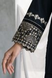 Zellbury Monochrome Embroidered Cambric Unstitched 2Pc Suit WUS26E21069