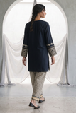 Zellbury Monochrome Embroidered Cambric Unstitched 2Pc Suit WUS26E21069