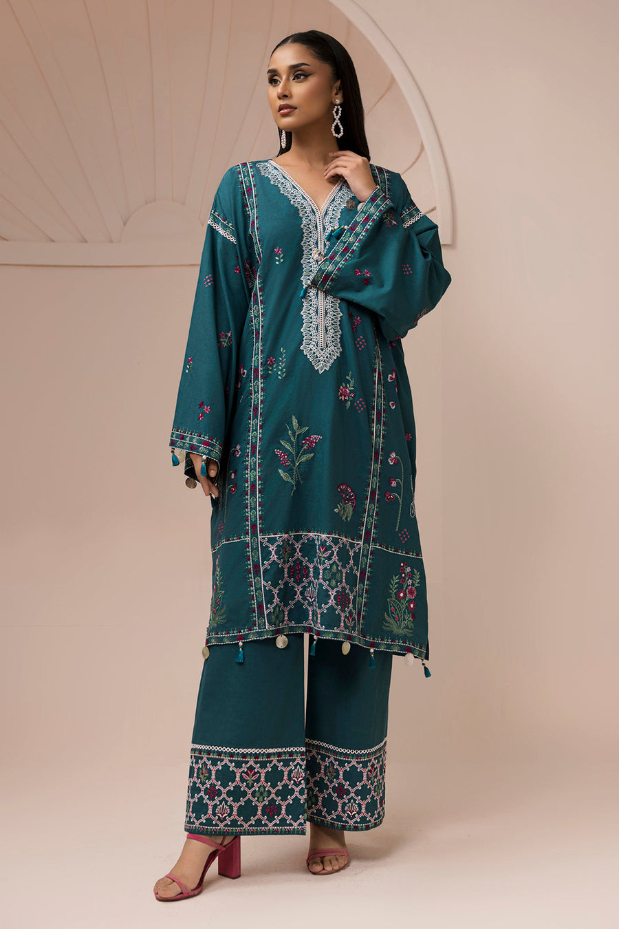 Zellbury Summer Embroidered Lawn Unstitched 2Pc Suit WUS26E21185