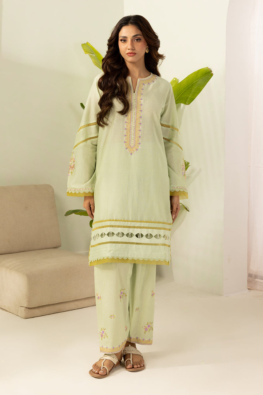 Zellbury Summer Embroidered Lawn Unstitched 2Pc Suit WUS26E21208