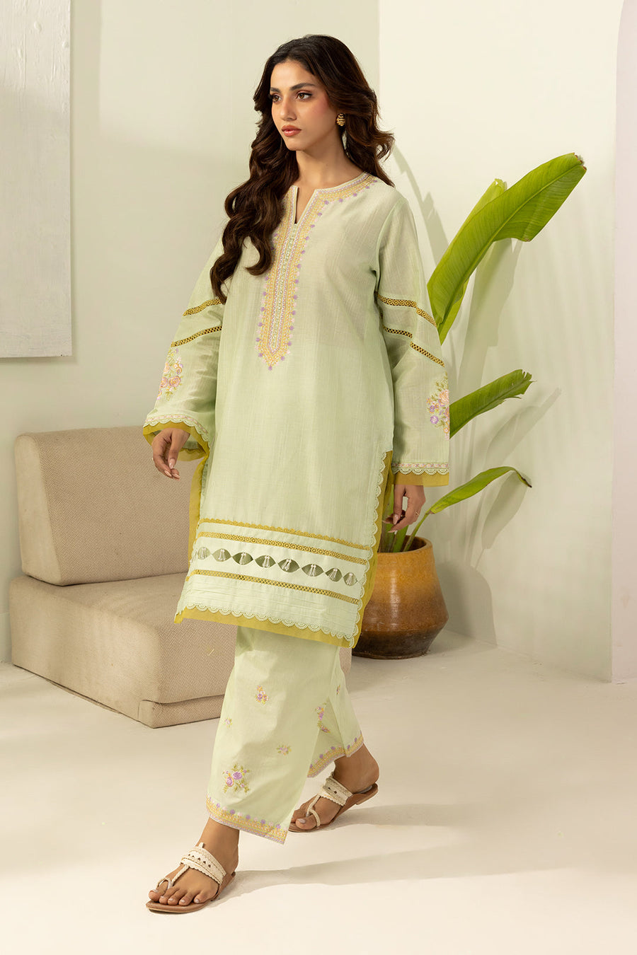 Zellbury Summer Embroidered Lawn Unstitched 2Pc Suit WUS26E21208