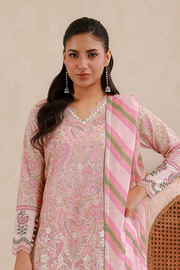 Zellbury Summer Embroidered Lawn Unstitched 3Pc Suit WUS26E30431